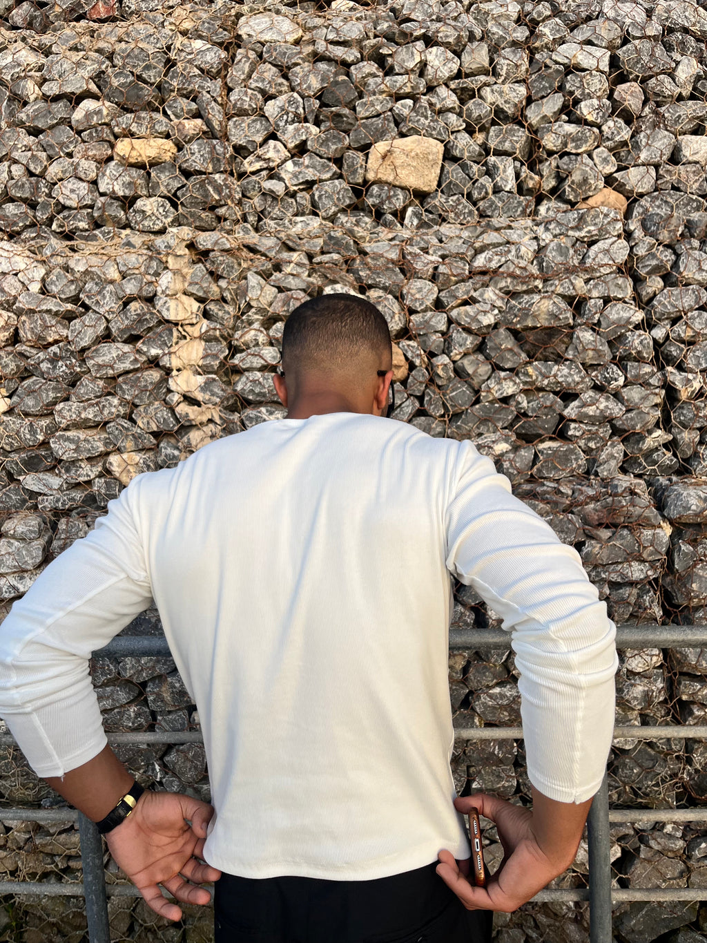 Long sleeves Henley shirt